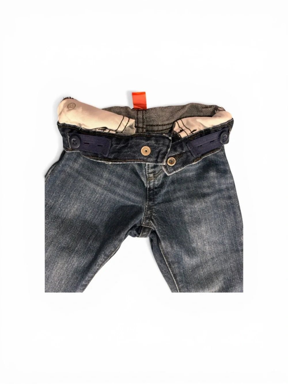 The Children's Place Toddler Boy 18-24M Denim Jeans - Medium Blue & Dark Blue